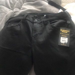 Size 34 Black no fade slim fitted true religion